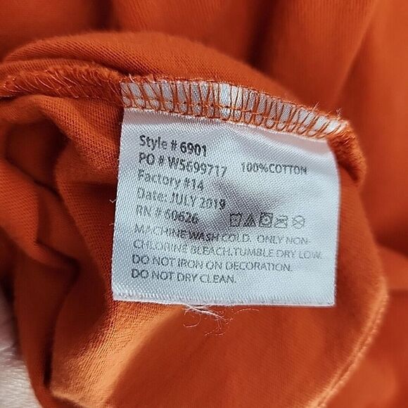 2019 Houston Astros Baseball Size Small Orange Come And Take It MLB Cotton Shirt - Picture 13 of 13